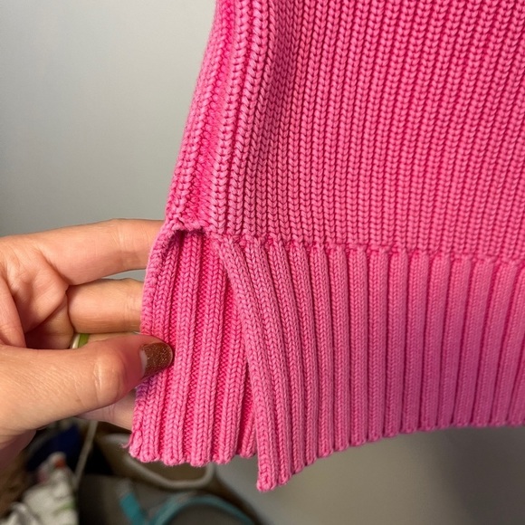 Tommy Bahama Cotton Pink Sweater Sz XS - Picture 3 of 6